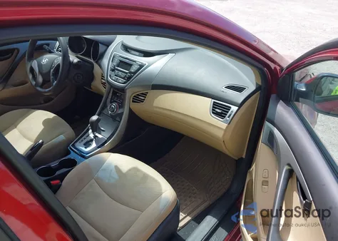 2013 Hyundai Elantra Gls z USA, uszkodzony, nr VIN 5NPDH4AE4DH399287